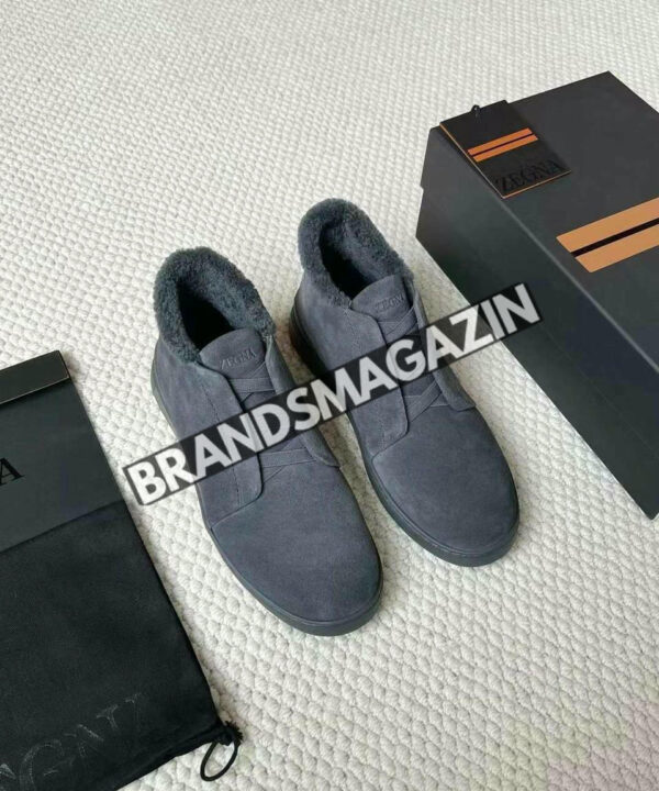 Высокие кеды Zegna BM46503532977 Высокие кеды Zegna BM46503532977