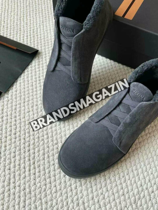 Высокие кеды Zegna BM46503532977 4