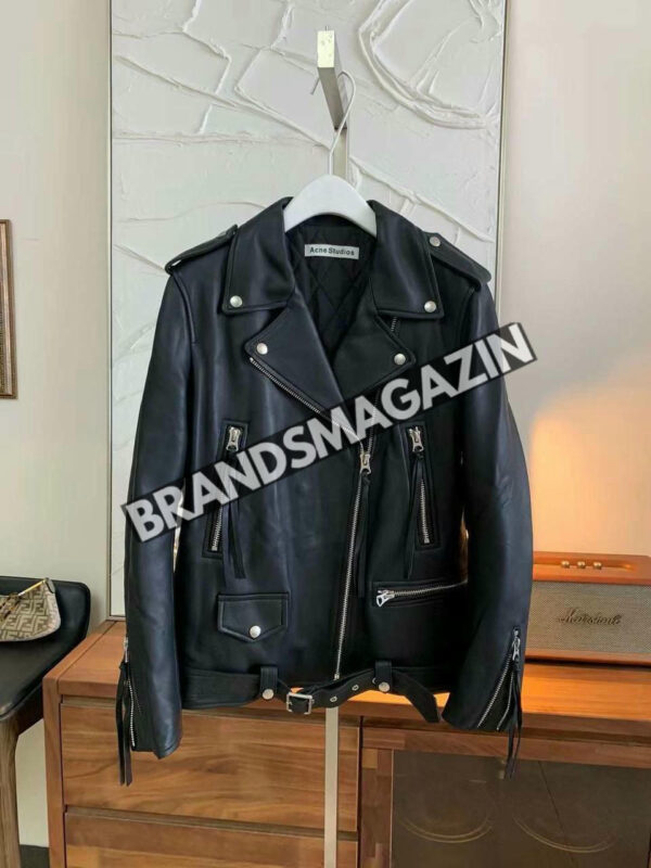 Кожаная куртка Acne Studios BM47474826877