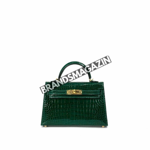 Сумка Hermes из кожи крокодила 20 см BM47058003177 3
