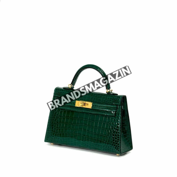 Сумка Hermes из кожи крокодила 20 см BM47058003177 4