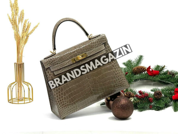 Сумка Hermes из кожи крокодила 28 см BM47058104677 2