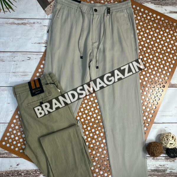 Льняные брюки Zegna BM72174777