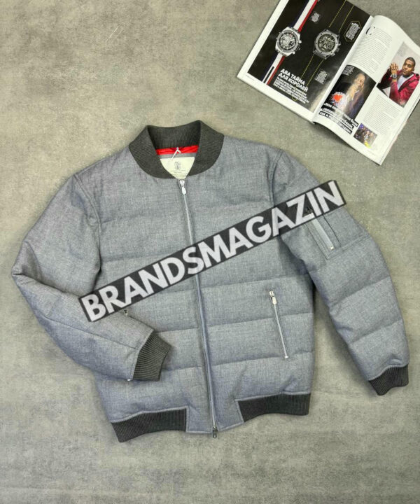 Бомбер Brunello Cucinelli BM47011629477 Бомбер Brunello Cucinelli BM47011629477