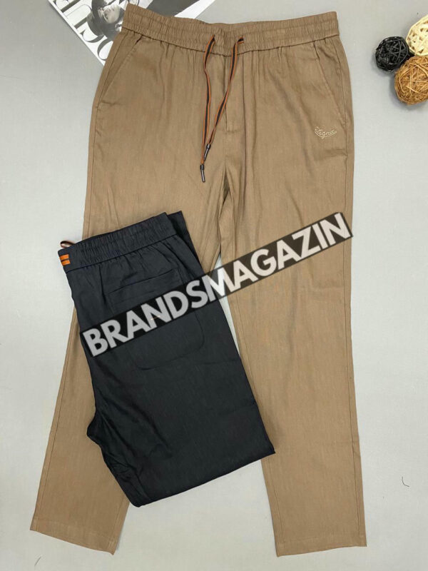 Льняные брюки Zegna BM71408877 3