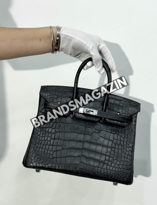 Сумка Hermes из кожи крокодила 25 см BM46622458377 3