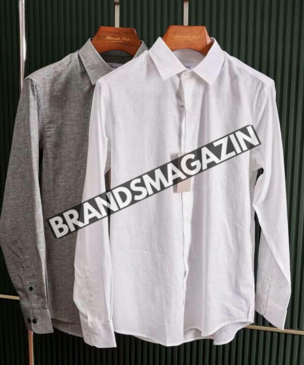 Льняная рубашка Brioni BM69941877 Льняная рубашка Brioni BM69941877