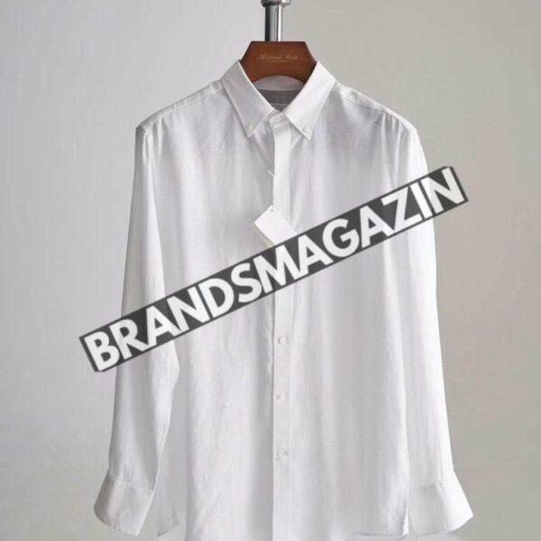 Льняная рубашка Brunello Cucinelli BM69941777