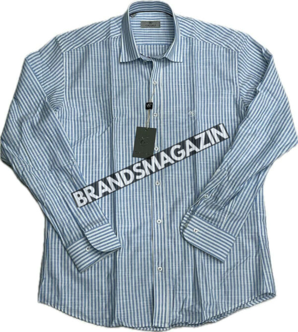 Льняная рубашка Canali BM71796877