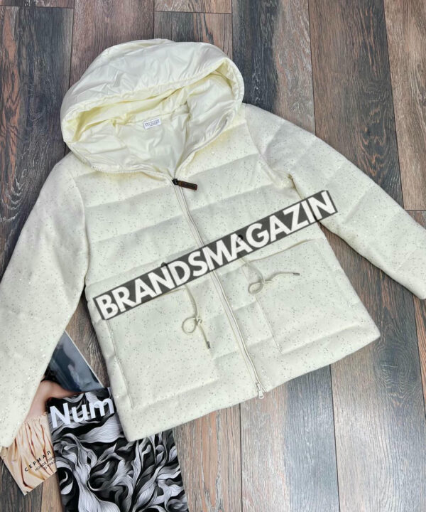 Пуховик Brunello Cucinelli BM47148507377 Пуховик Brunello Cucinelli BM47148507377