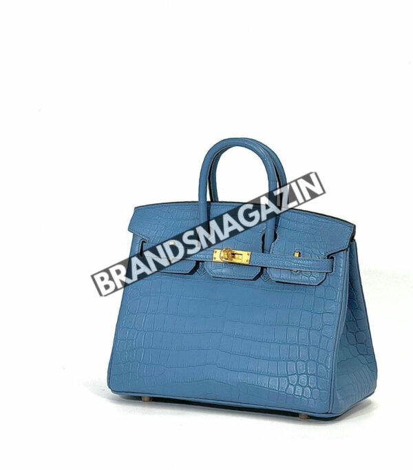 Сумка Hermes из кожи крокодила 25 см BM47092256577 3