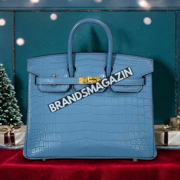Сумка Hermes из кожи крокодила 25 см BM47092256577 6