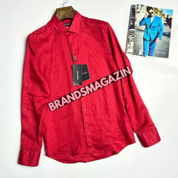 Льняная рубашка Dolce&Gabbana BM71827877