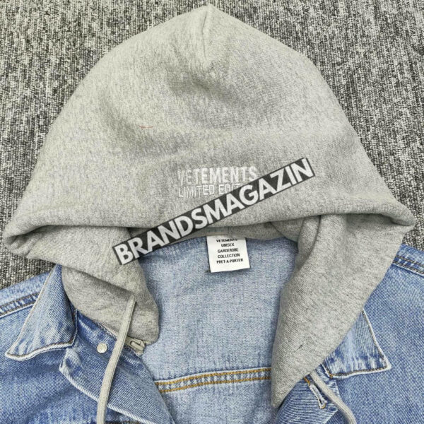 Джинсовая куртка Vetements BM46415635177 4