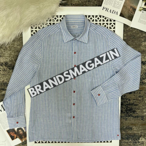 Льняная рубашка Kiton BM71323077