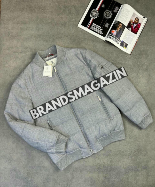 Бомбер Brunello Cucinelli BM46776349977 Бомбер Brunello Cucinelli BM46776349977