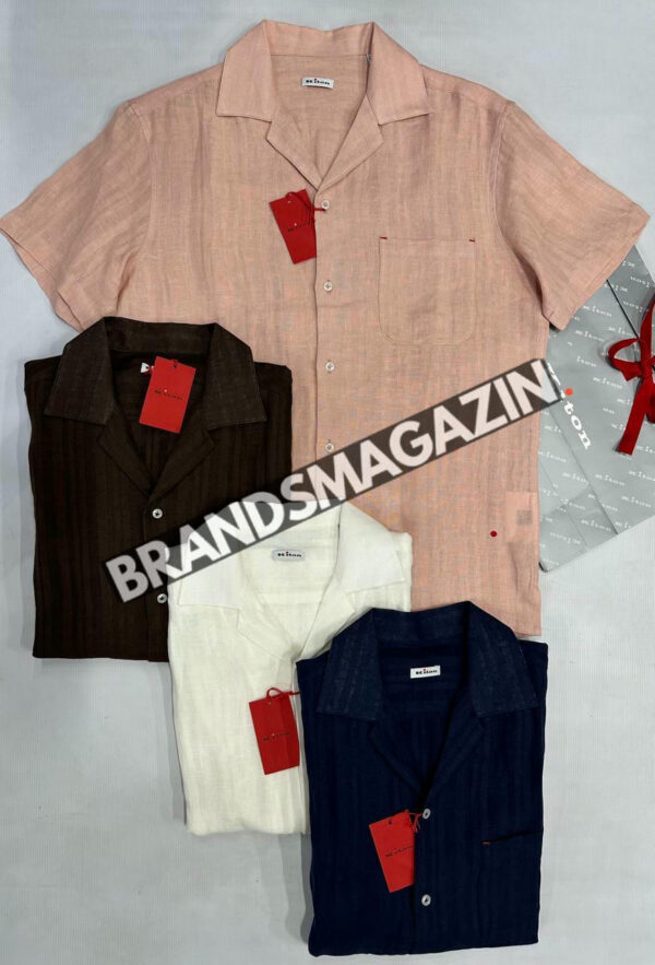 Льняная рубашка Kiton BM72149977