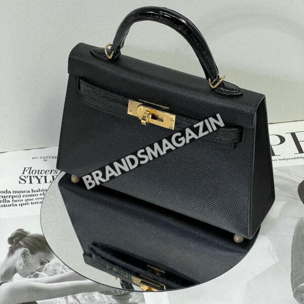 Сумка Hermes из кожи крокодила 20 см BM46915234177 5