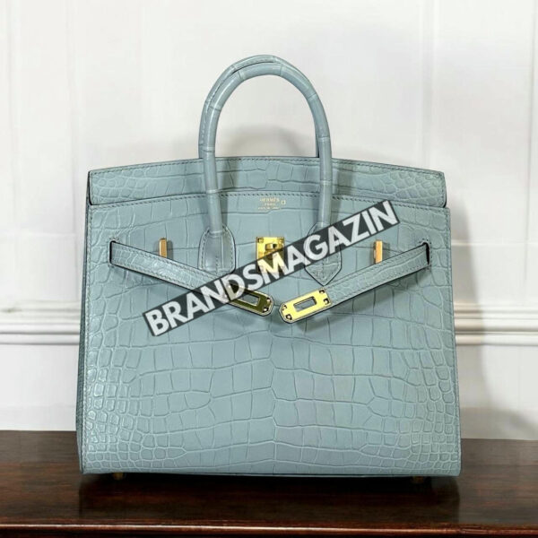 Сумка Hermes из кожи крокодила 25 см BM47092297377 7