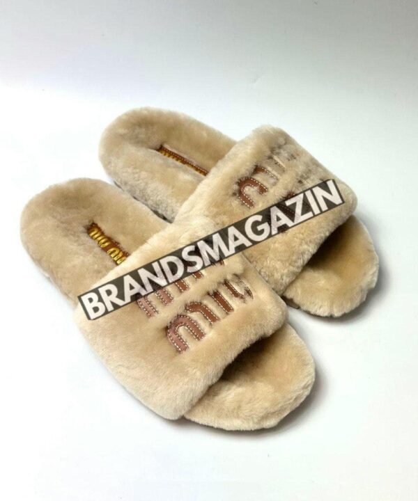 Тапочки MIU MIU BM45978950677 Тапочки MIU MIU BM45978950677