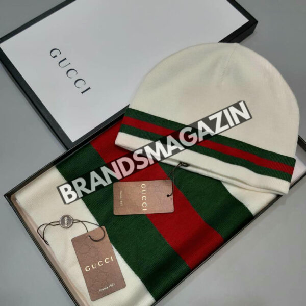 Комплект шапка и шарф Gucci BM46385246577