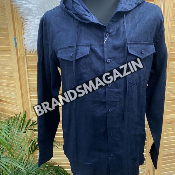 Льняная рубашка Brunello Cucinelli BM71723177