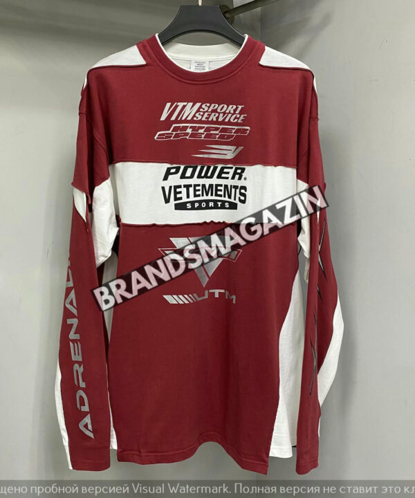 Лонгслив Vetements BM68129377