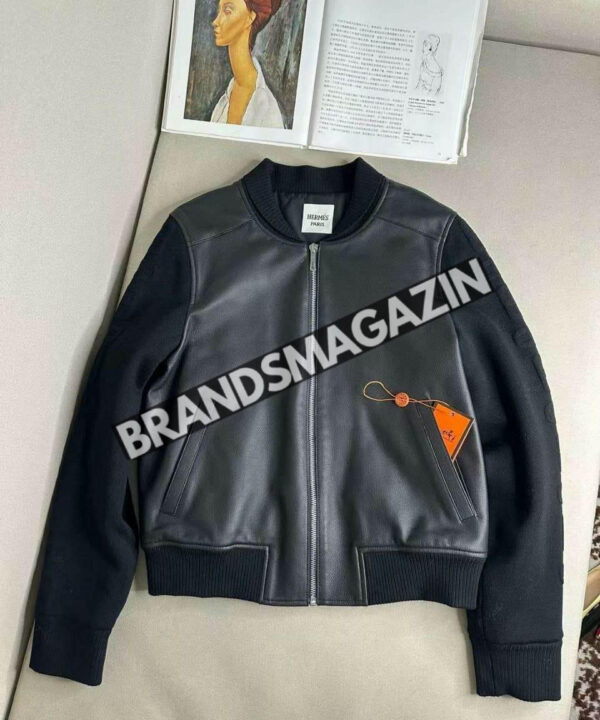 Кожаная куртка Hermes BM45666090777 Кожаная куртка Hermes BM45666090777