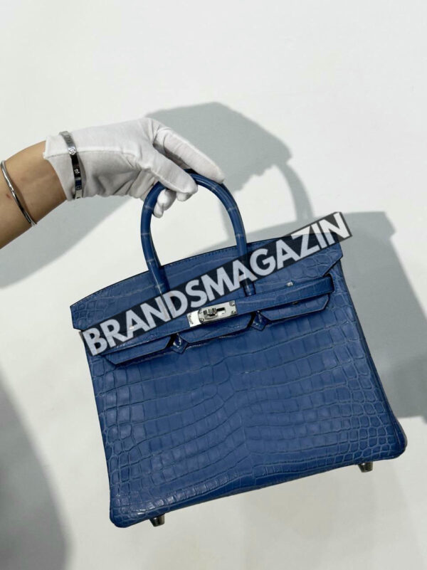Сумка Hermes из кожи крокодила 25 см BM46622464377 3