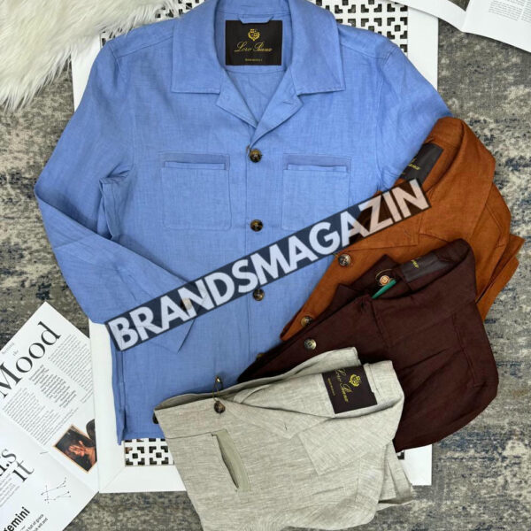 Льняная рубашка Loro Piana BM71322777