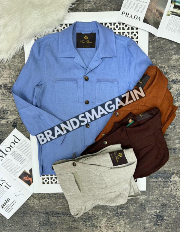 Льняная рубашка Loro Piana BM71322777