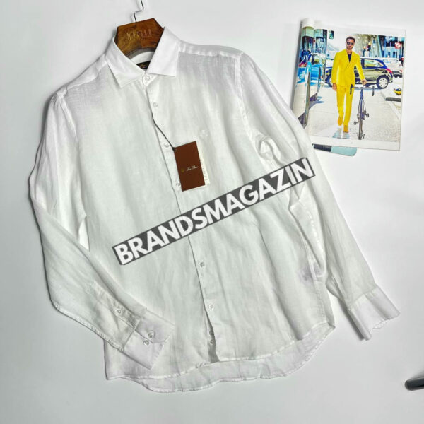 Льняная рубашка Loro Piana BM71840277