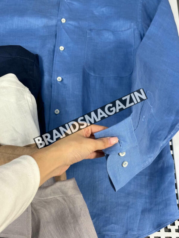 Льняная рубашка Loro Piana BM71358477 2