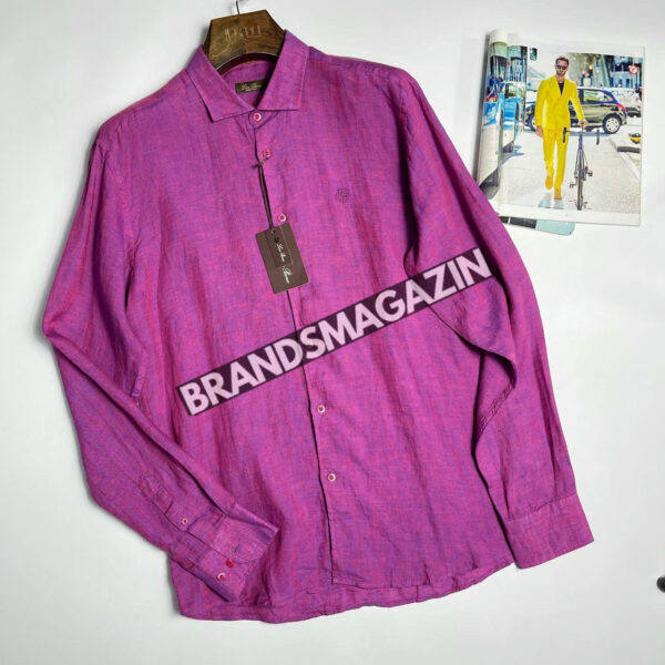 Льняная рубашка Loro Piana BM71840177