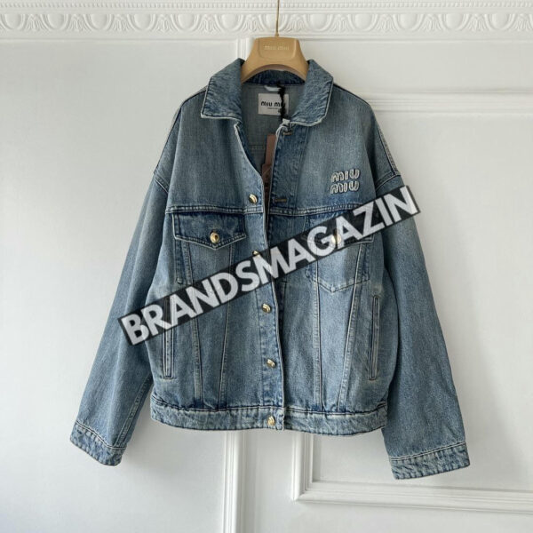 Джинсовая куртка MIU MIU BM46415647577