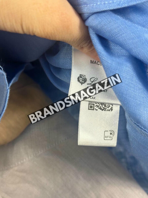 Льняная рубашка Loro Piana BM71358477 6
