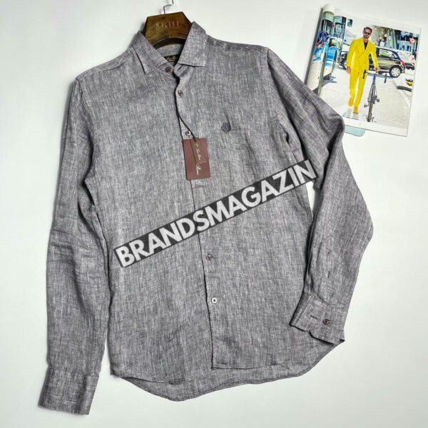 Льняная рубашка Loro Piana BM71840777