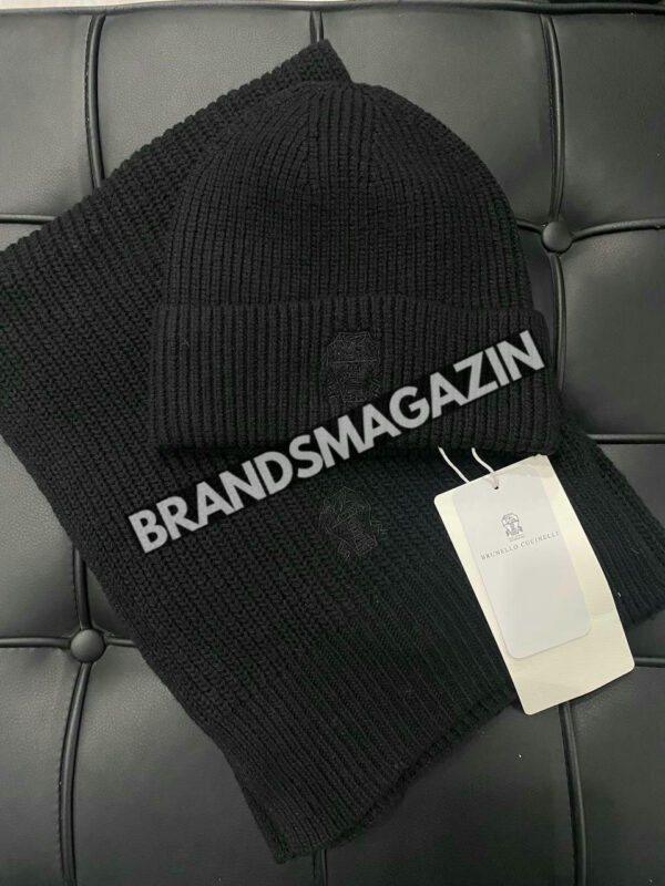 Комплект шапка и шарф Brunello Cucinelli BM46492013877