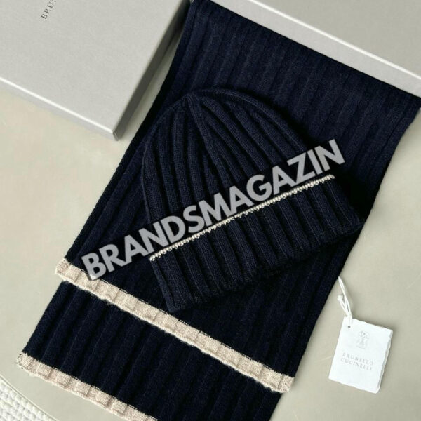 Комплект Brunello Cucinelli (шапка + шарф) BM46794678977