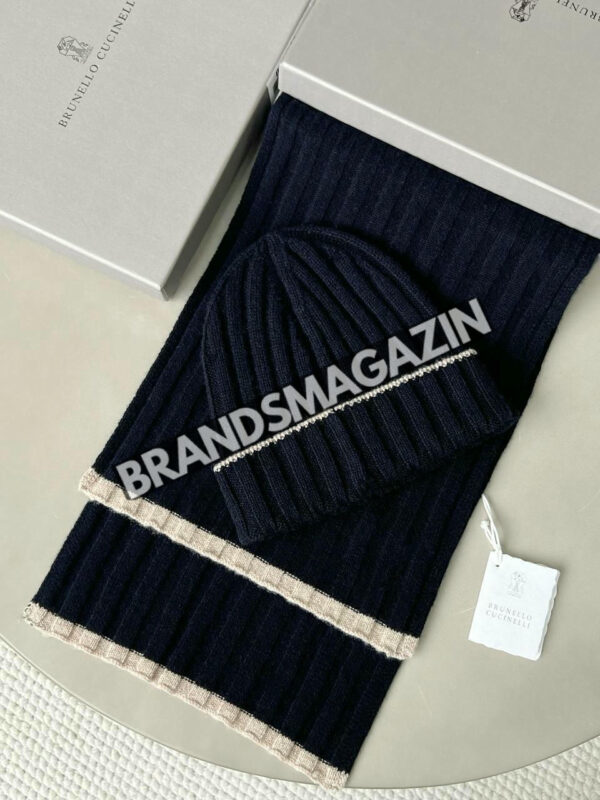Комплект Brunello Cucinelli (шапка + шарф) BM46794678977