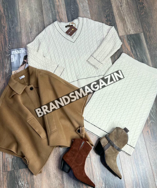 Пончо Brunello Cucinelli BM46934392277 Пончо Brunello Cucinelli BM46934392277