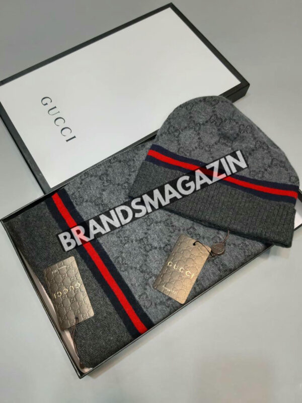 Комплект шапка и шарф Gucci BM46385220477