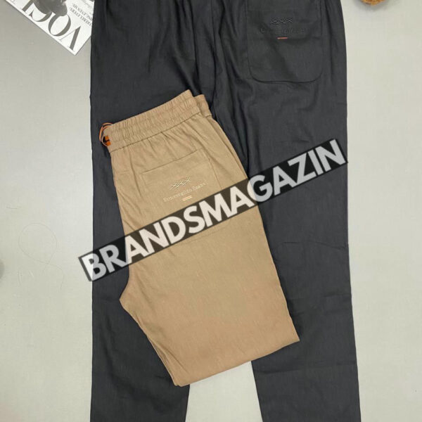 Льняные брюки Zegna BM71408877
