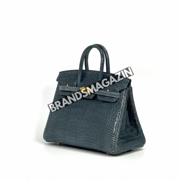 Сумка Hermes из кожи крокодила 25 см BM47058256677 4