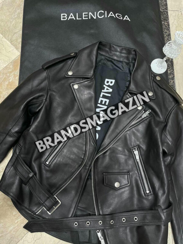 Кожаная куртка Balenciaga BM46072669377 3