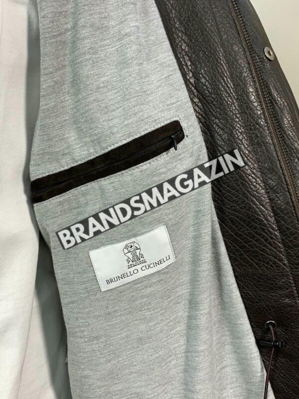 Замшевая куртка Brunello Cucinelli BM46193532977 5