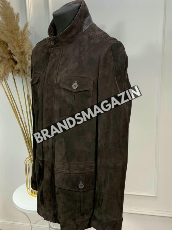 Замшевая куртка Brunello Cucinelli BM46193532977 2