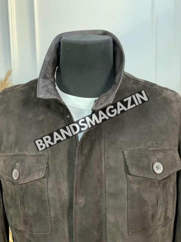 Замшевая куртка Brunello Cucinelli BM46193532977 3