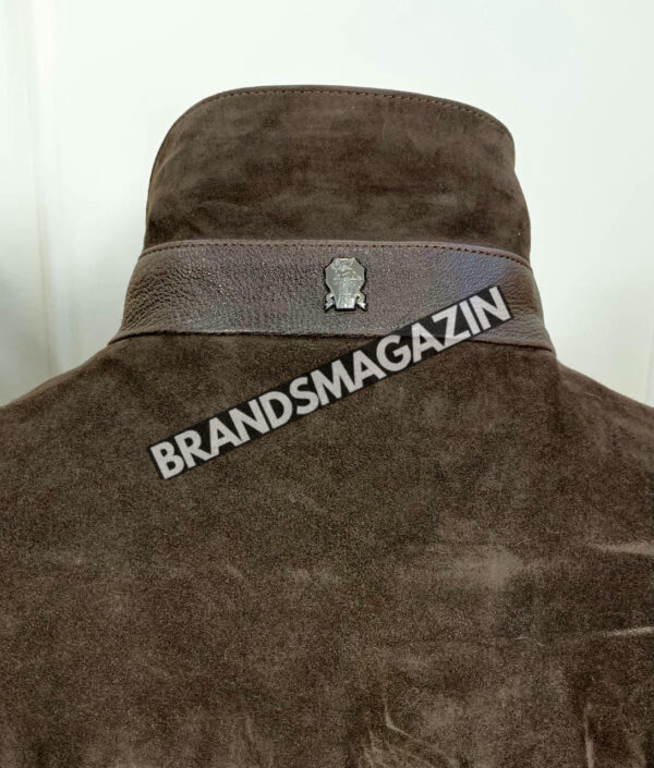 Замшевая куртка Brunello Cucinelli BM46193532977 4