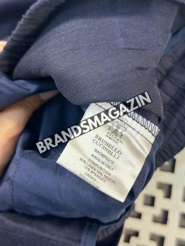 Льняной костюм Brunello Cucinelli BM70426277 5